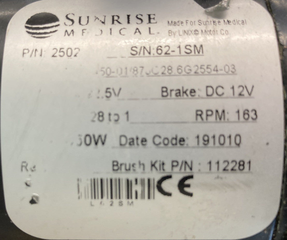 Left & Right Motors for Quickie Q700M Power Wheelchair 250286 / 250287 #K832