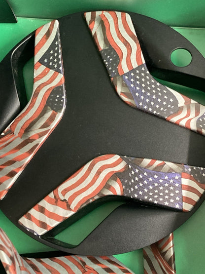 American Flag Plastic Shroud With Light Kit for Permobil F3 Power Wheelchair