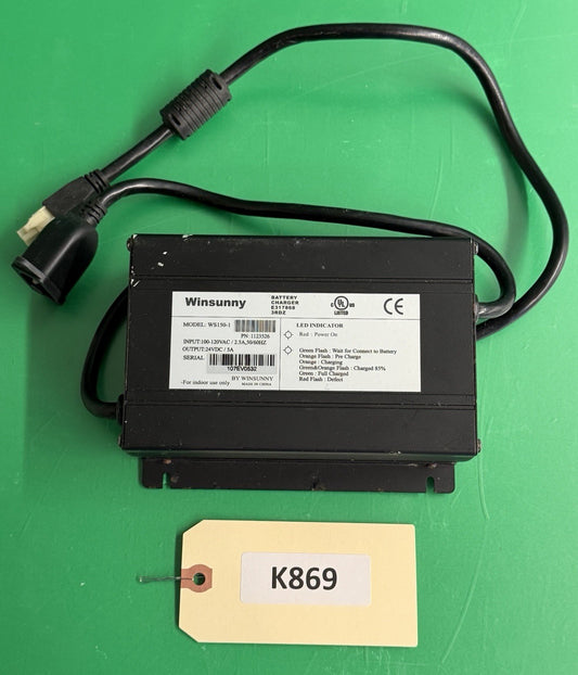 WINSUNNY 24V 5A On-Board Battery Charger for Invacare Pronto M91 WS150-1 #K869
