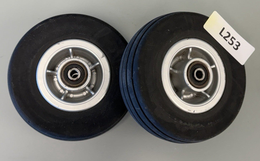 2 Caster Wheels for Pride Jazzy Select Elite, Elite HD, Elite 14, 600 ES #L253