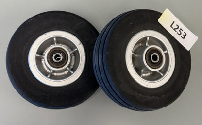 2 Caster Wheels for Pride Jazzy Select Elite, Elite HD, Elite 14, 600 ES #L253
