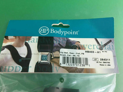 Bodypoint Hip Belt, Rear - Pull, PB (Small) Flat - MT, F8 Wheelchair #B615