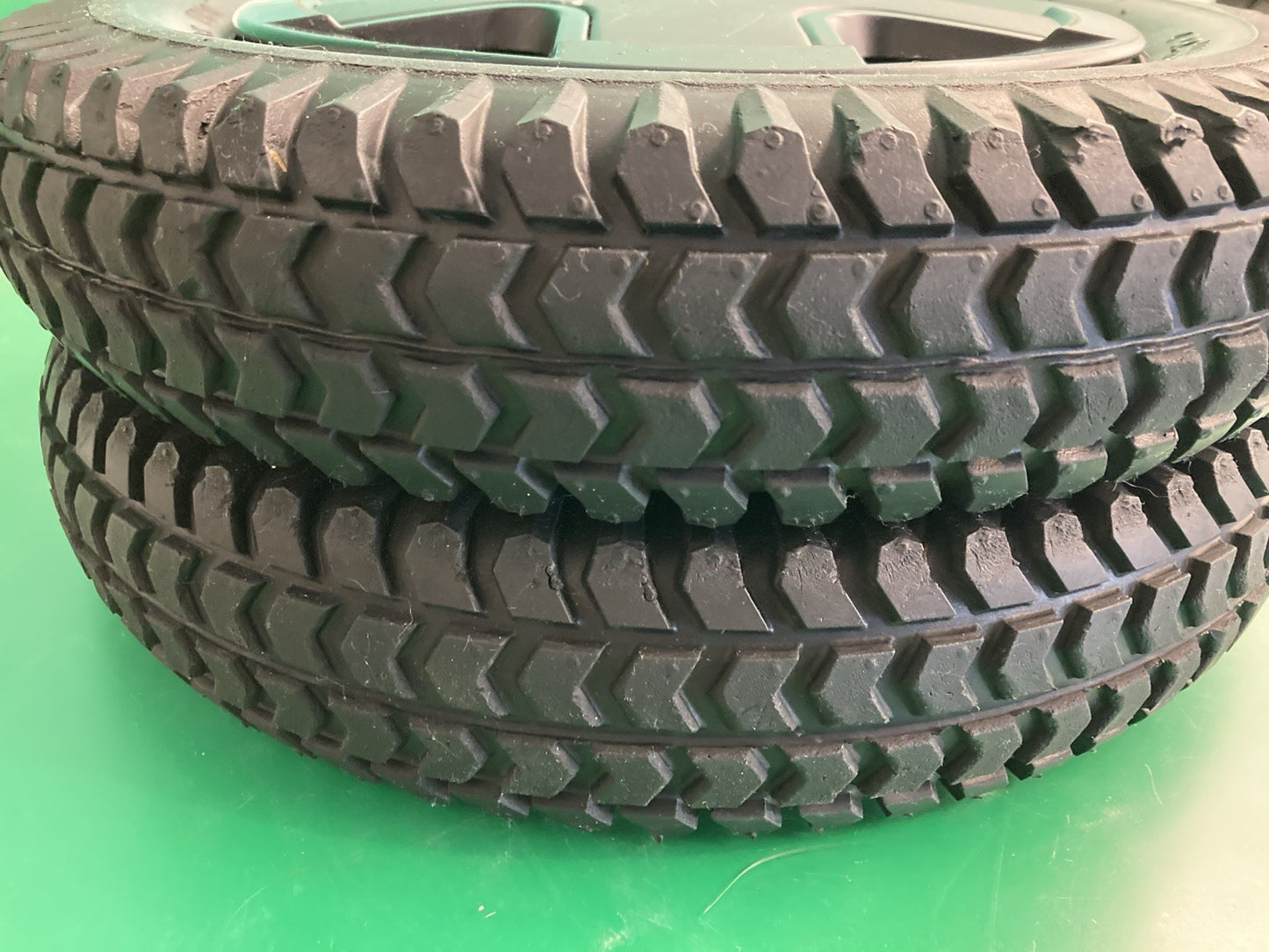 14"x3" 3.00-8 Flat Free Drive Wheels for the Invacare TDX SP II Powerchair #L086