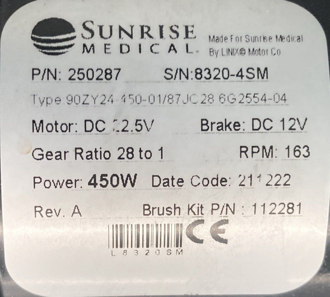 Left & Right Motors for Quickie Q700M Power Wheelchair 250286 / 250287 #K356