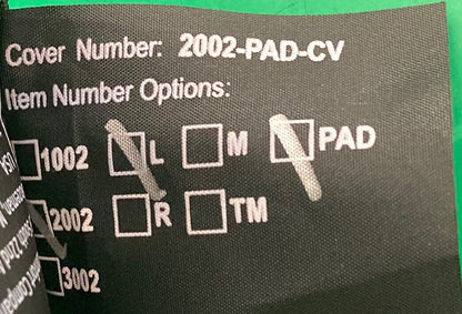 Comfort Company Padded Arm Cushion for Wheelchair  6"w x 21"D  2002-PAD-CV #J177