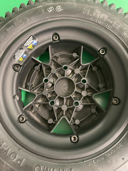 Drive Wheel Assembly for Quantum 4Front & Edge 3 Powerchairs -FULL TREAD* #i318
