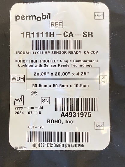 2024 Roho Air Cushion w/ Pump & Cover  20.00" X 20.00" X 4.25" 1R1111H #L130