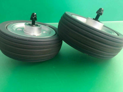 6"x2" Dark Gray Rear Caster Wheel Assembly for the Jazzy & Quantum J6 #F242