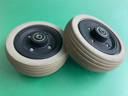 6"x2"Flat-Free Caster Wheel Assembly for Jazzy Select Power Chairs #F909