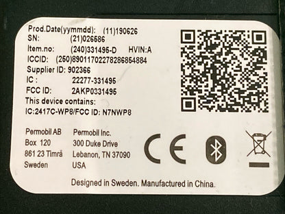 Permobil M3 F3 Corpus 331495 Bluetooth Radio Module 336046-D Wheelchair #K169