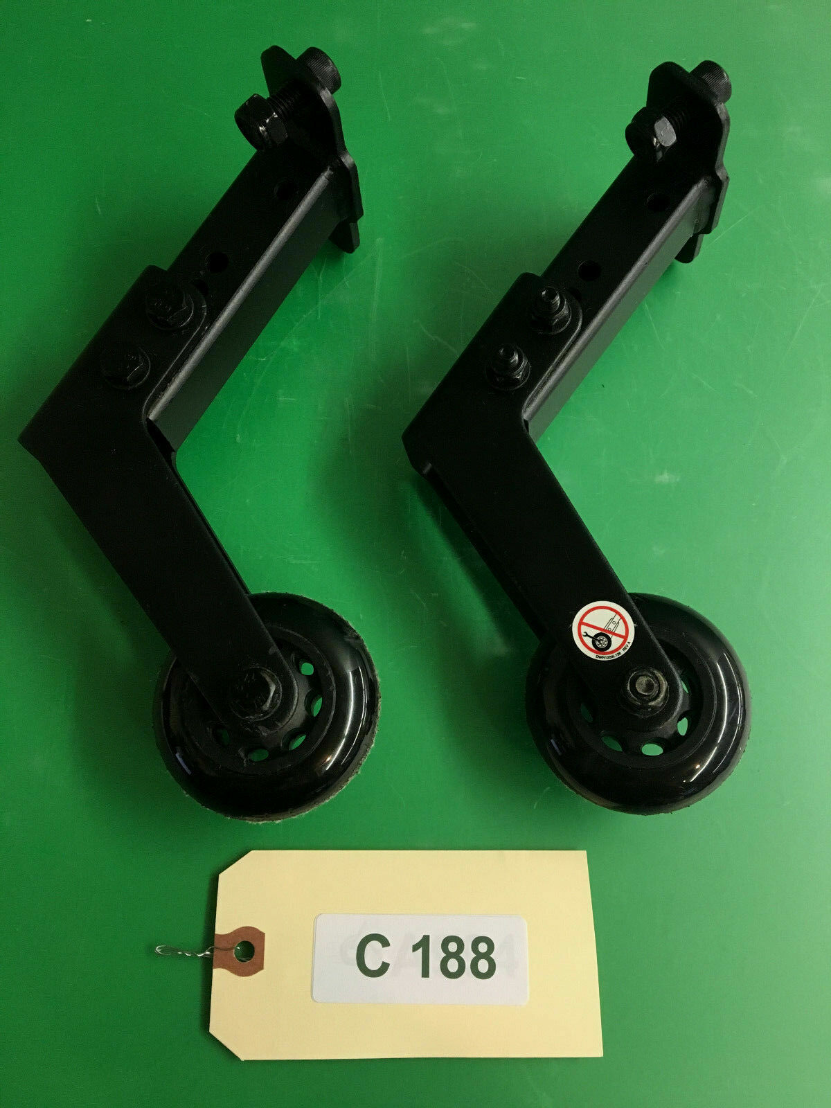 Anti-Tip Wheel Assembly for Quantum Rival Power Wheelchair SET OF 2* #C188