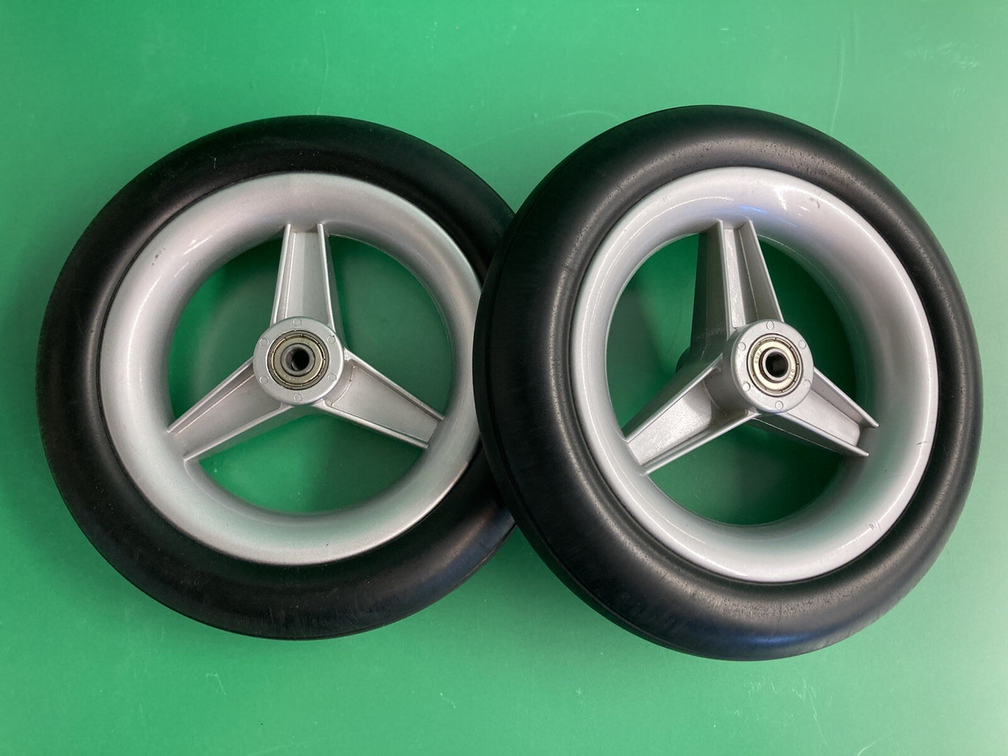 Set of 2 Caster Wheels for Pride Jazzy Passport Folding Power Wheelchair #K731