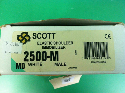Scott Elastic Shoulder Immobilizer (White)(MEDIUM)(2500-Male) #7069