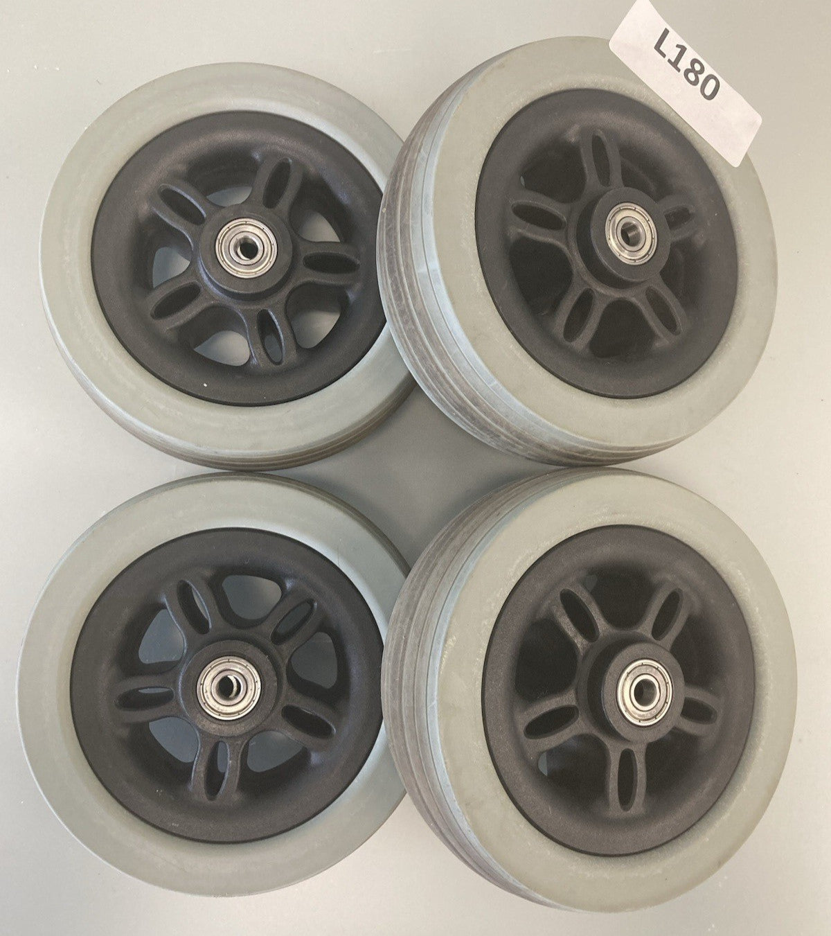 Set of 4 Caster Wheels for Pride Jazzy 614 / 614 HD Power Wheelchair #L180