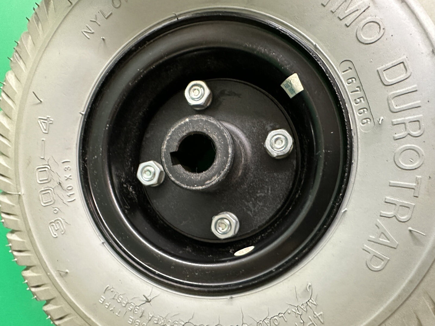 3.00-4 10"x3" Drive Wheel Assembly for Invacare Pronto Power Wheelchairs #i226