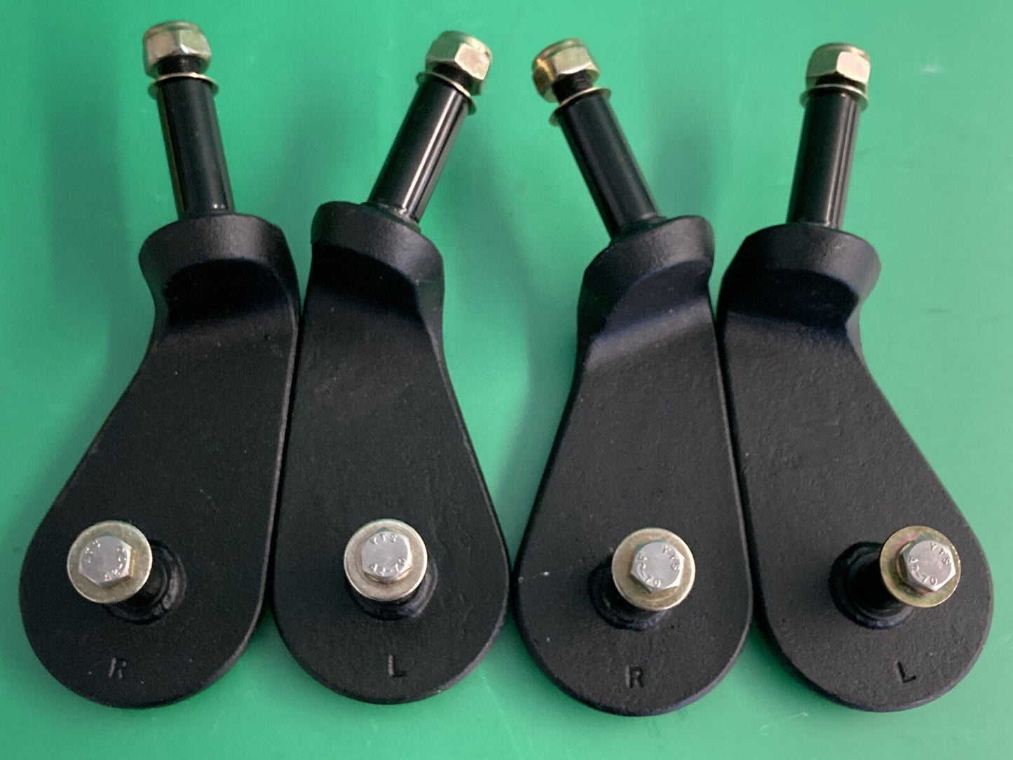 Set of 4 Caster Fork Assemblies for the Rovi X3 Power Wheelchair #J362