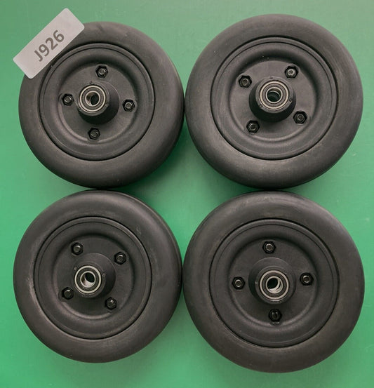 Set of 4 Caster Wheel Assembly for the Invacare TDX SP II Power Wheelchair #J926