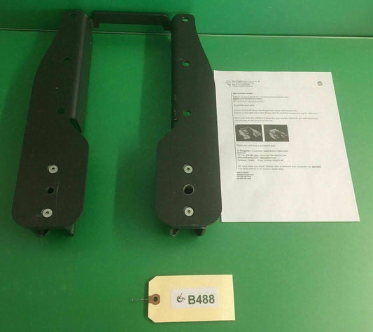 Q' Straint Flange kit to Bracket 100 Docking Mount for Permobil Power Wheelchair