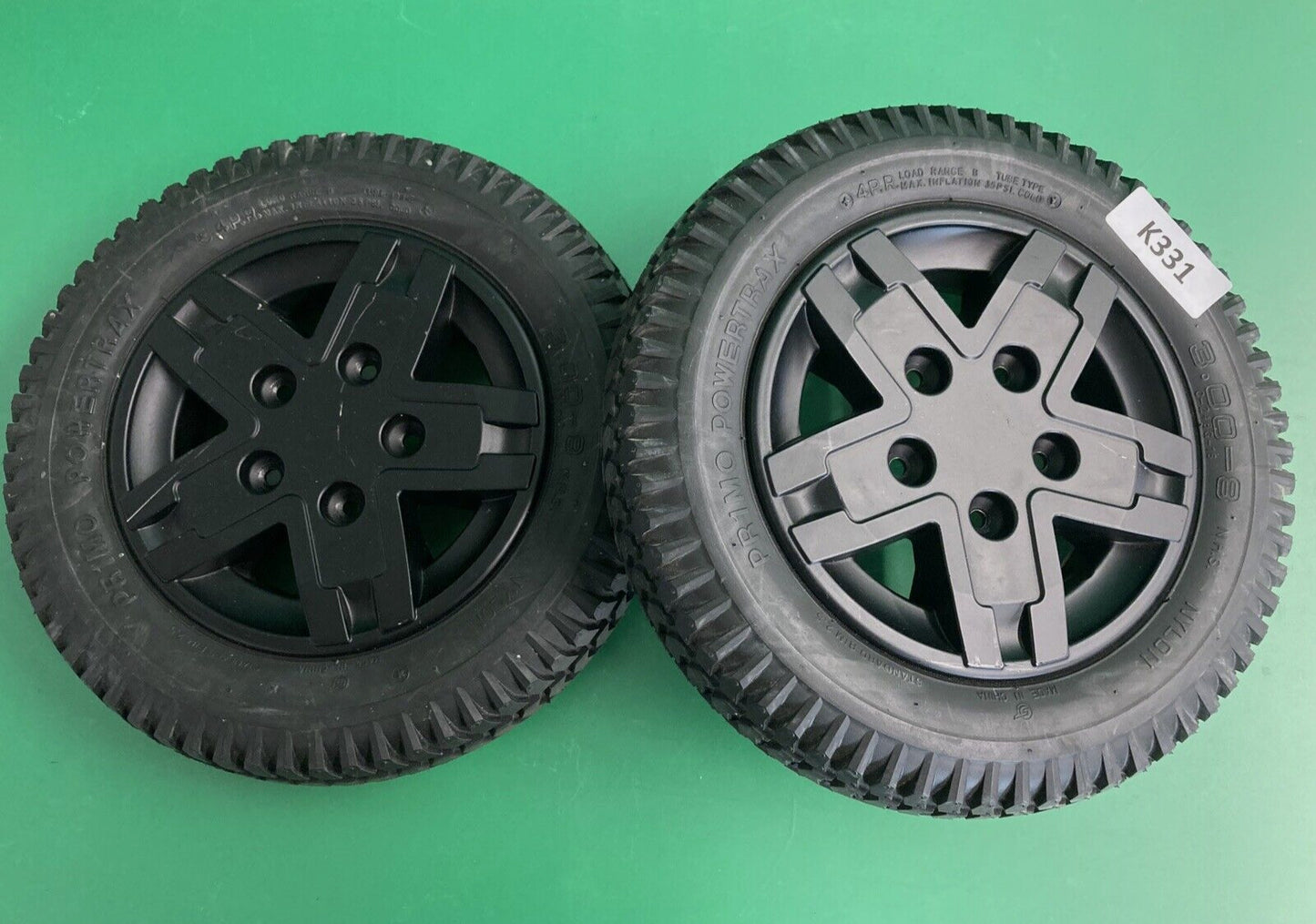 Drive Wheel Assembly for Quantum 4Front & Edge 3 Powerchairs -FULL TREAD* #K331
