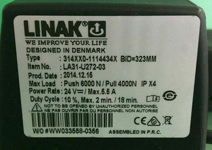 Tilt Actuator for Quantum PowerChair Linak model # LA31-U272-03 #D142