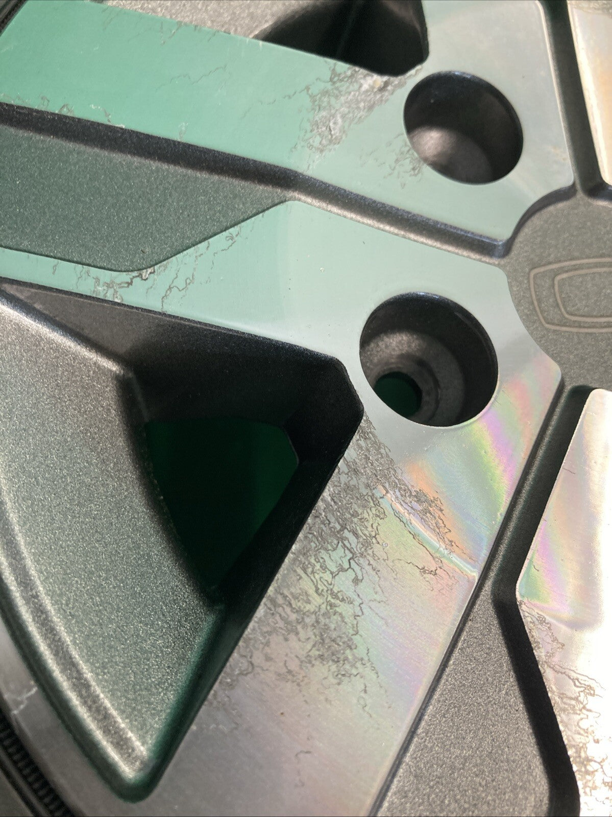 14"x3" Drive Wheels w/ Titanium Rim for Quantum Edge 2.0 Wheelchair #K555