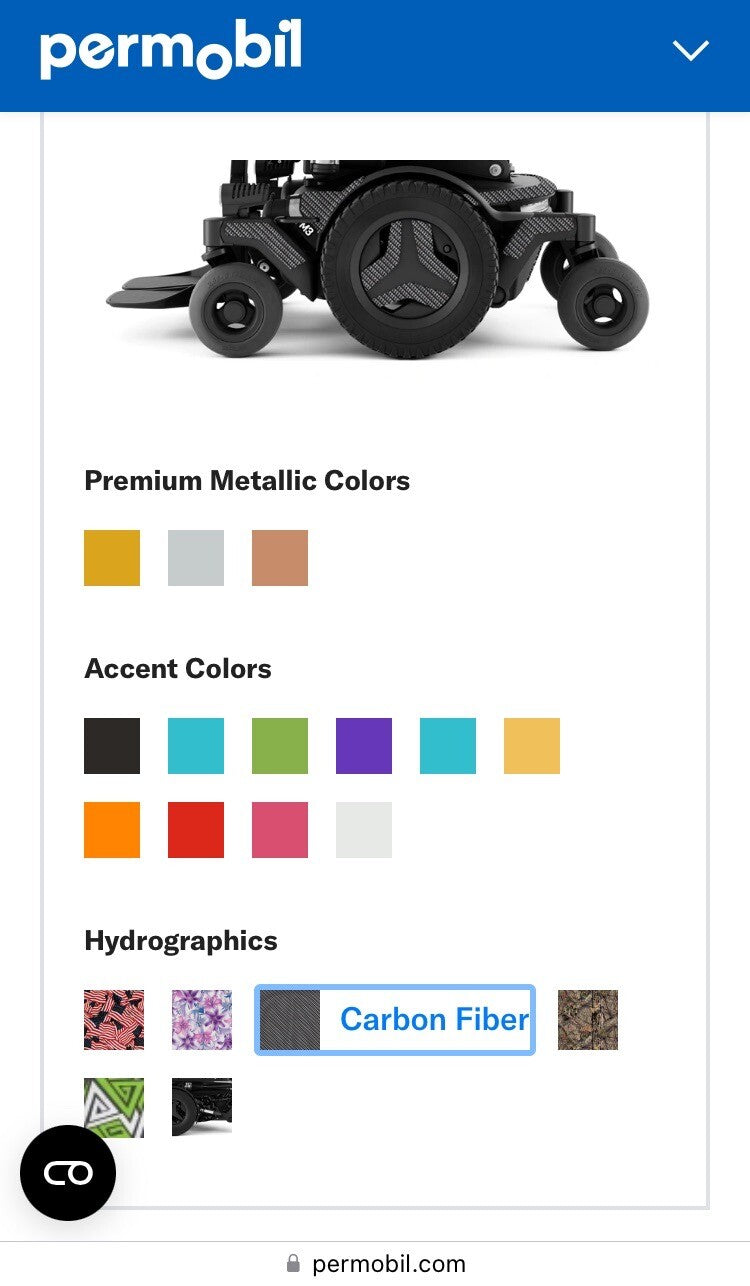 2024 Permobil M3 Wheelchair w/ Power Elevate, Tilt, Recline, Legs  #LM7601