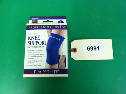 F.L.A Pro Lite Professional Grade Knee Support Knitted Pullover Small Blue #6991