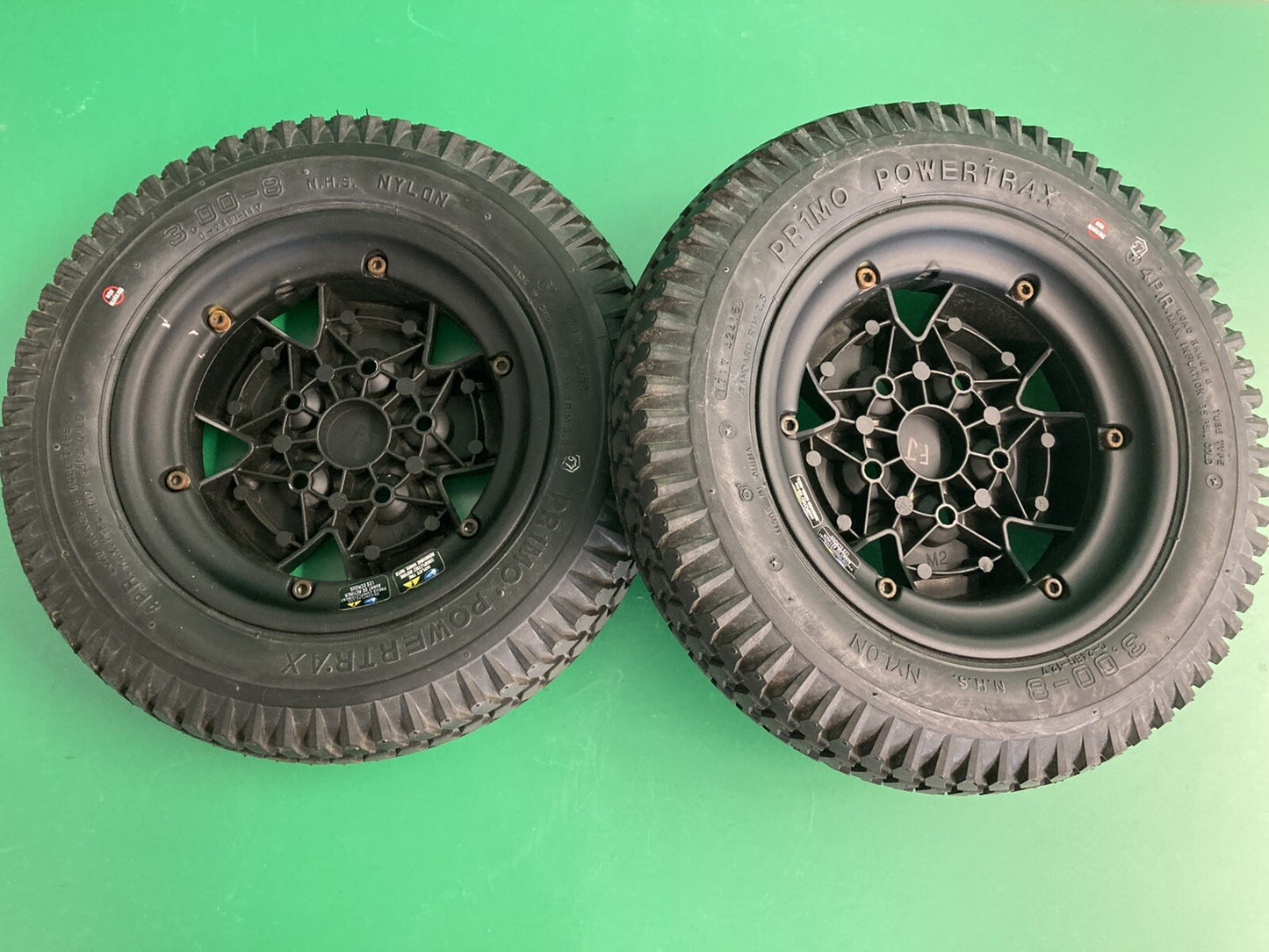 Drive Wheel Assembly for Quantum 4Front & Edge 3 Powerchairs -FULL TREAD* #K328