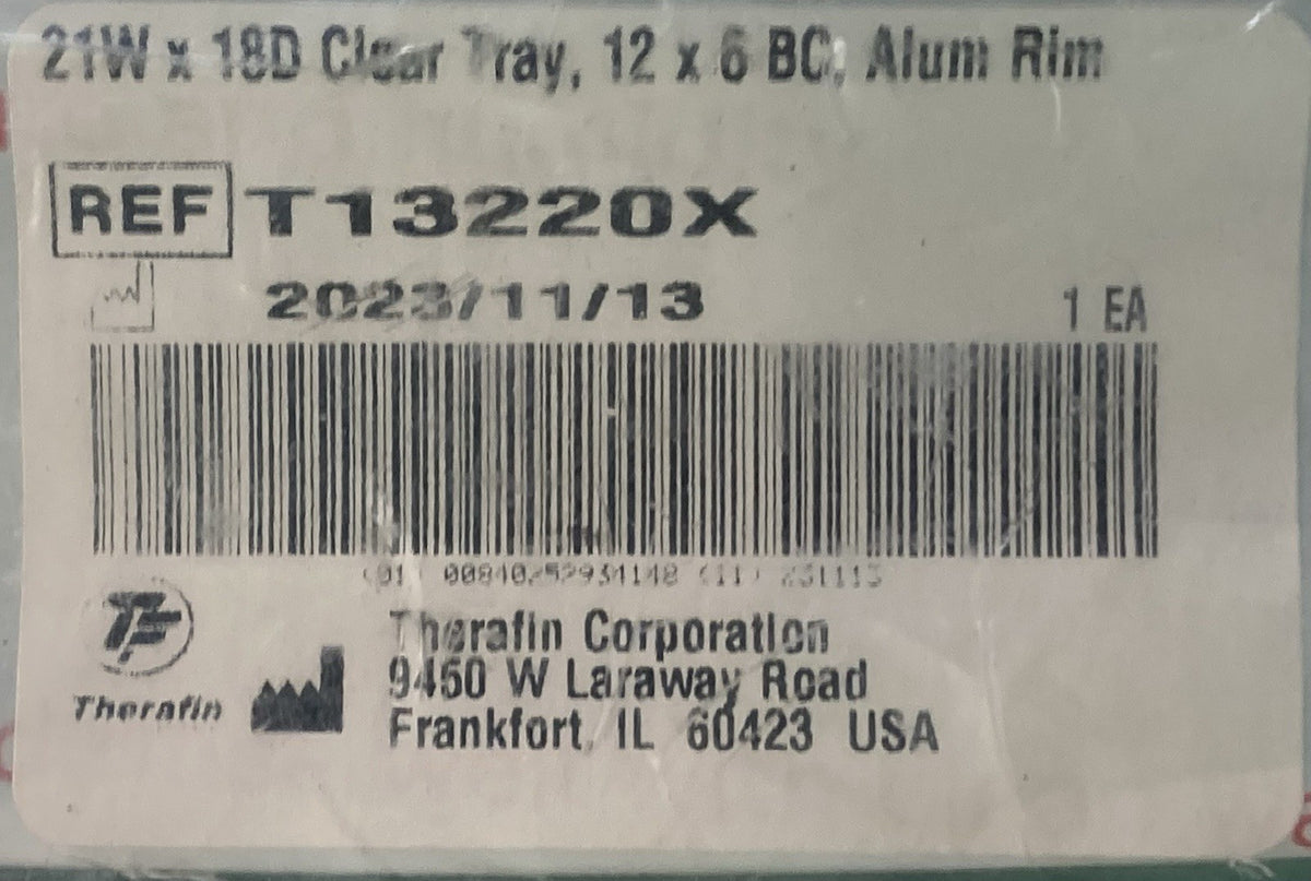 NEW* Therafin Tray for Wheelchair 21” Wide x 18" Deep T13220X #L059