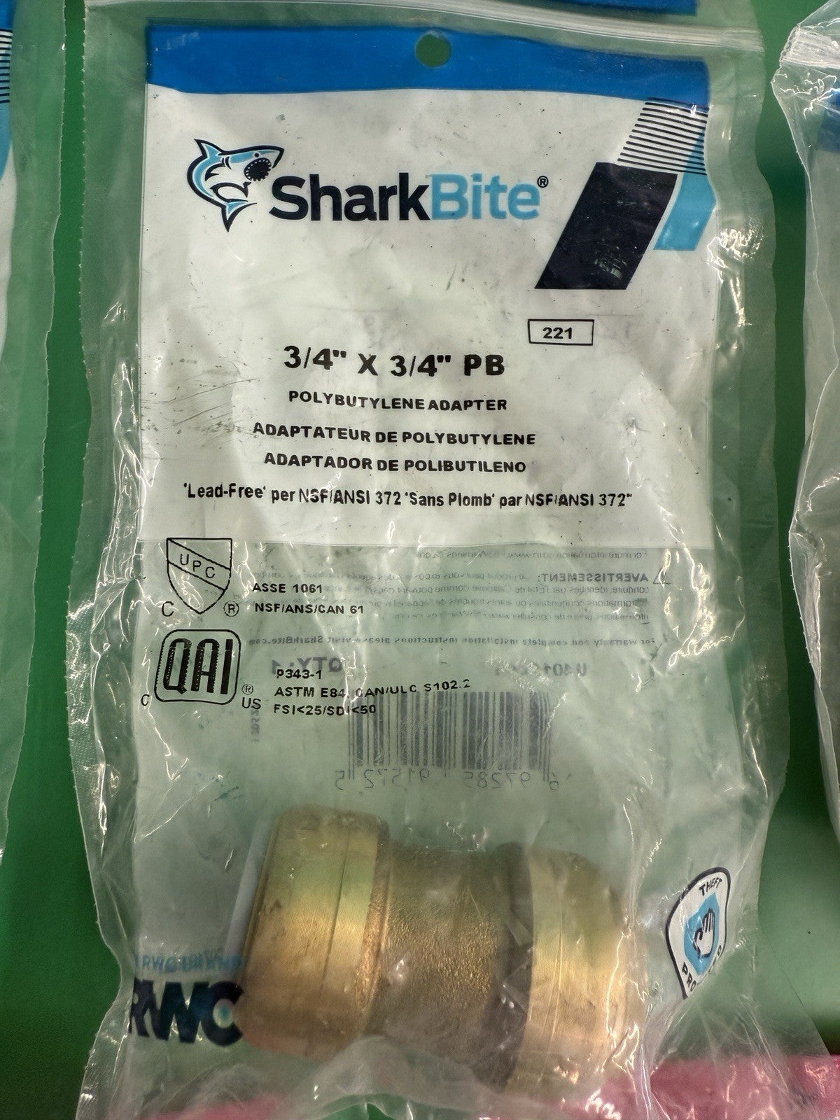 NEW IN FACTORY PACKAGING* 15 Shark Bite Plumbing Fittings #137 #221 #235 #K840