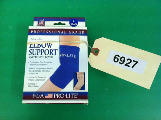 FLA Pro Lite Professional Grade Elbow Support Knitted Pullover Size: LARGE #6927