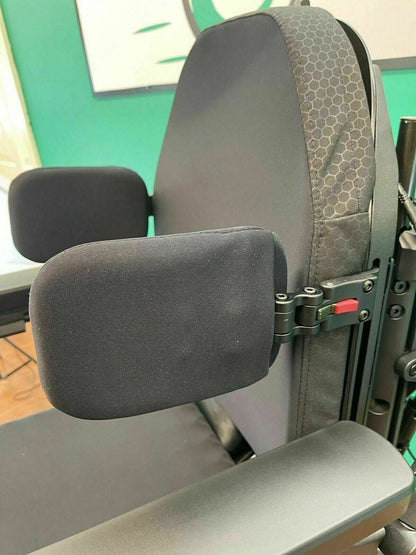QUANTUM TB3 Swing-A-Way Thoracic Supports w/ Mounts for Wheelchair 7" x 5"