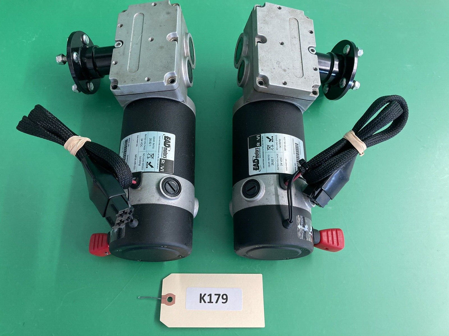 Left & Right Motors for Rovi X3 Power Wheelchair MP36-WR-033 /MP36-WL-034 #K179