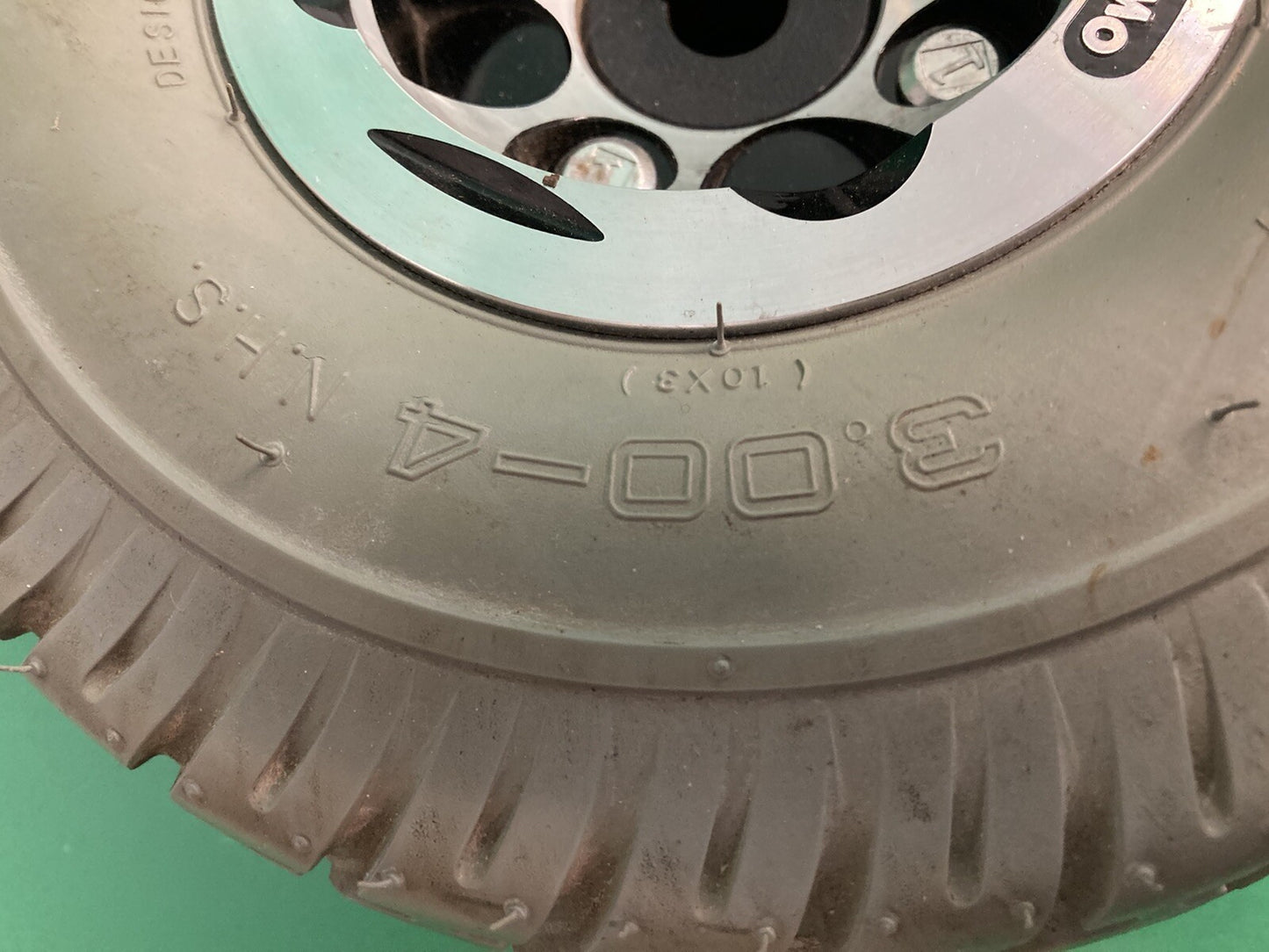 Flat Free Drive Wheel Assembly for Invacare Pronto Power Wheelchairs #J639