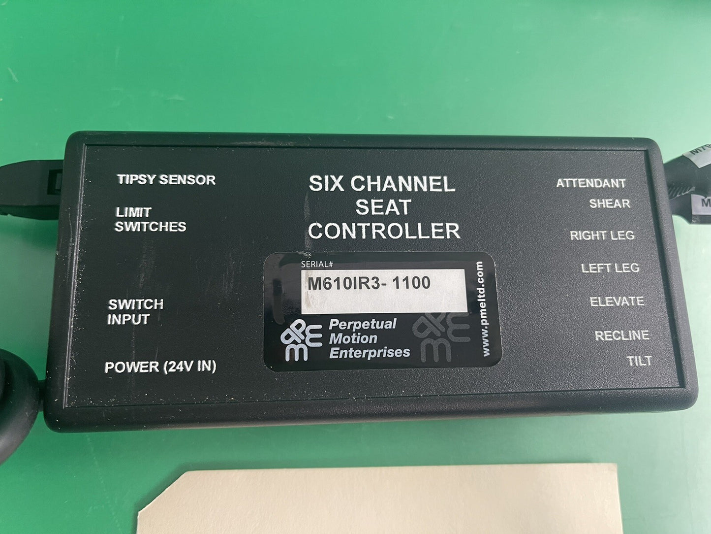 Perpetual Motion Enterprises- Six Channel Seat Controller w/ Tipsy Sensor  #i195