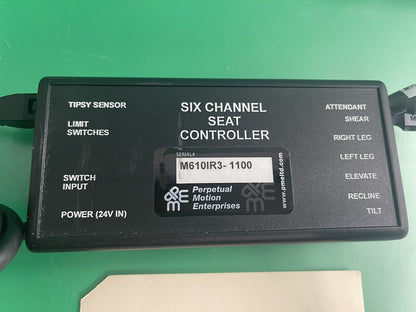 Perpetual Motion Enterprises- Six Channel Seat Controller w/ Tipsy Sensor  #i195