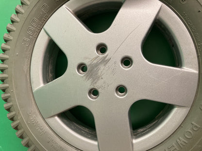 14"x3" 3.00-8 Drive Wheels for Invacare TDX SP & Storm Series Wheelchairs #K335
