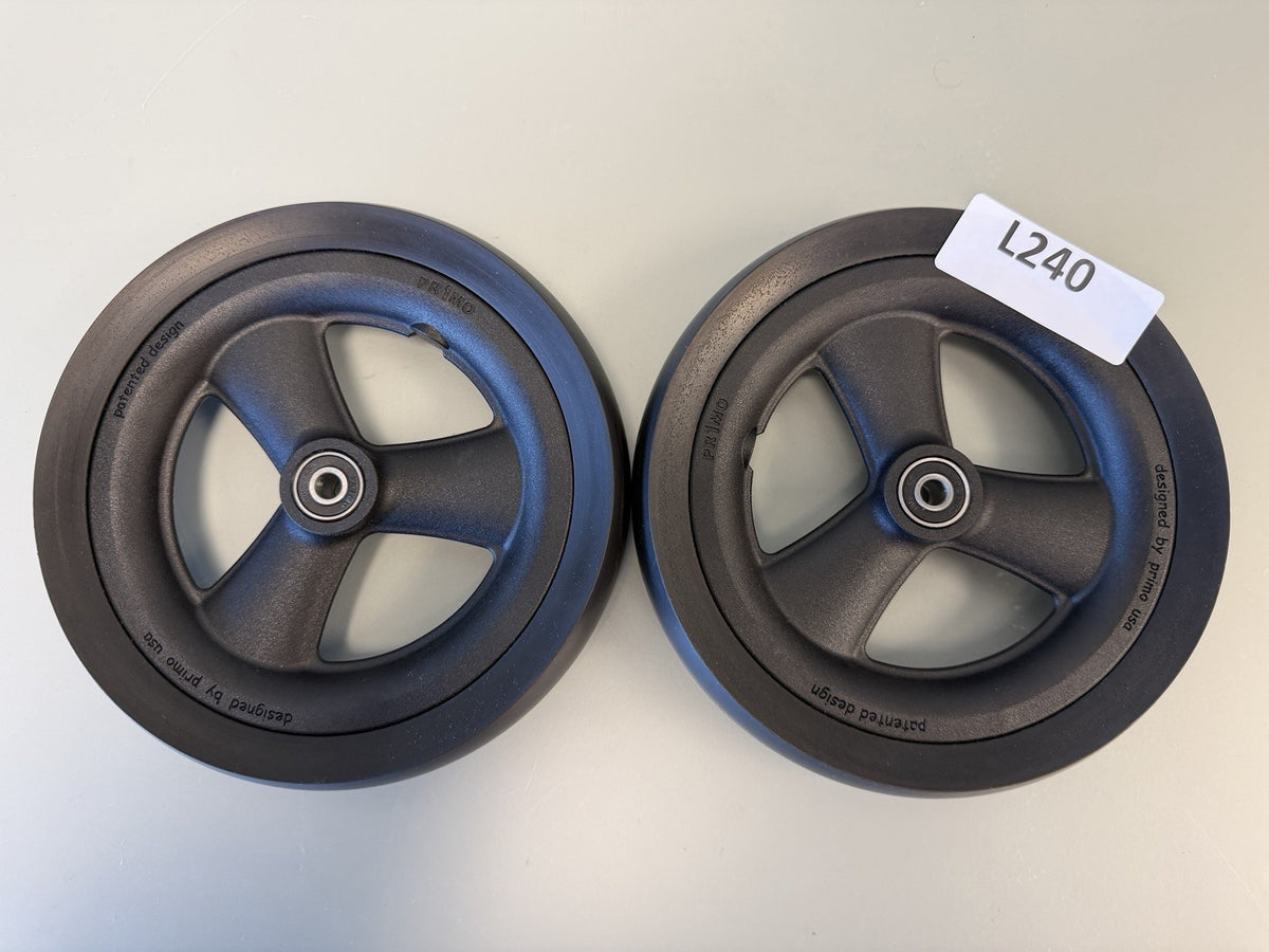 Set of 2* 7" Caster Wheel Assembly for Quickie 2 Manual Wheelchairs #L240