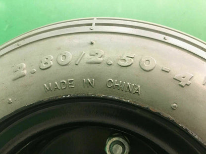 9"x3" (2.80/2.50-4) Caster Wheel Assy for Invacare RWD Series Powerchairs #E109