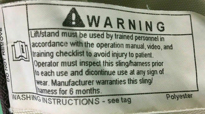 Deluxe Hoyer Patient Lift Sling, 1000 LB Rated (P/N:50312) Model: LARGE #E335
