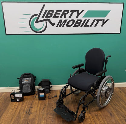 2024 Quickie 2 Wheelchair with Yamaha 24"x1 3/8" Power Assist Xtender Wheels