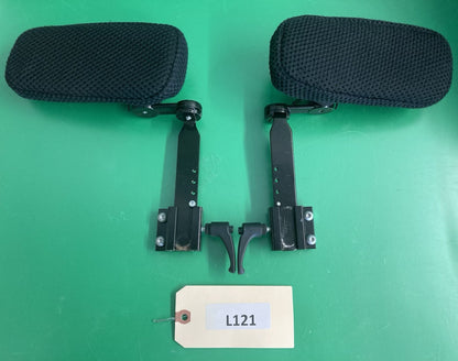 Permobil Lateral Pelvic / Thigh Supports for Power Wheelchair 8" x 4" #L121