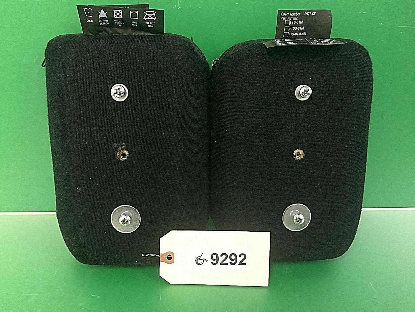 Comfort Company Foot Rest Cushions for Wheelchair - 5"w x 10"D  6972-CV  #9292