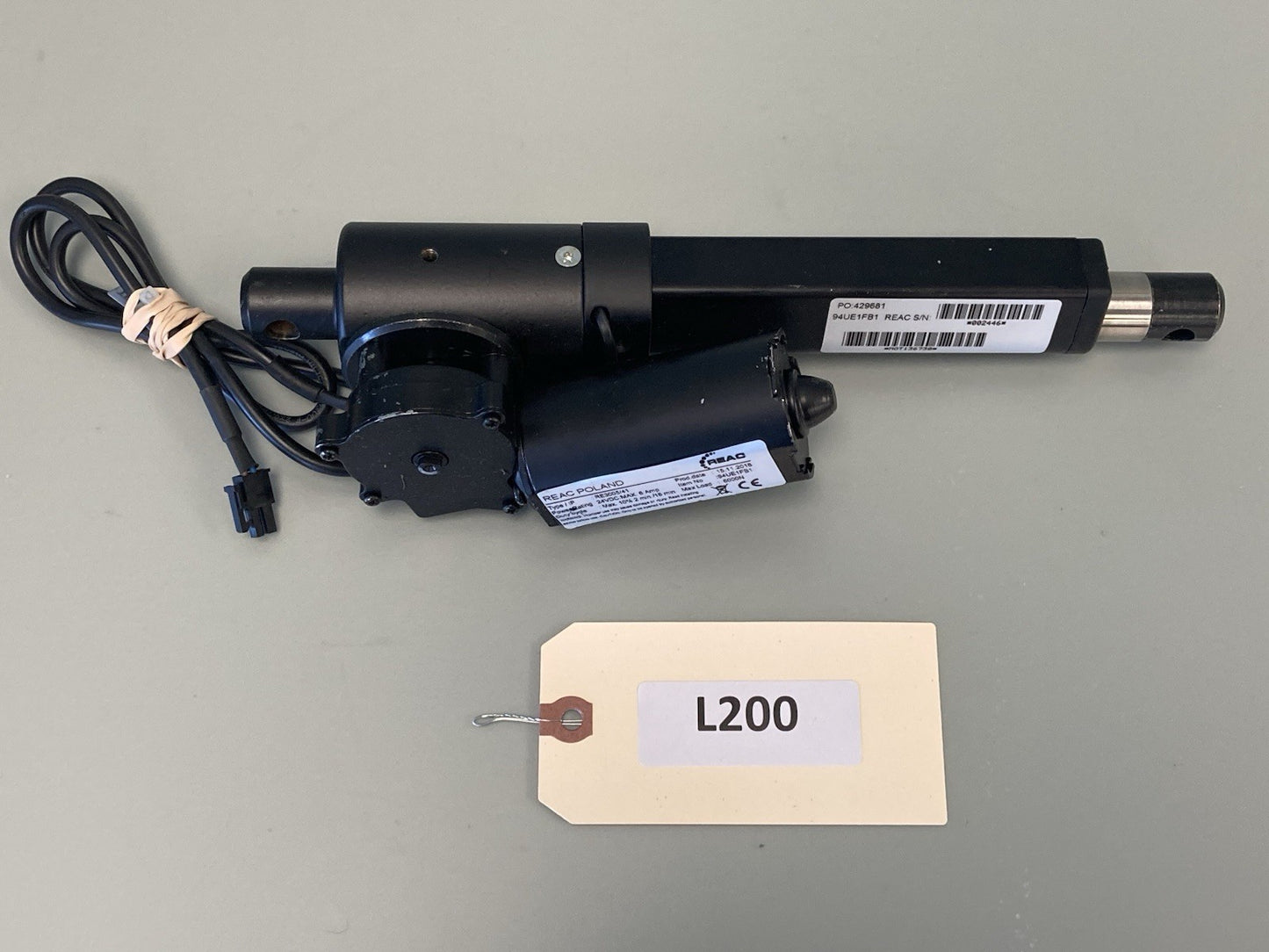 Quantum TB3 REAC Tilt Actuator Type: RE3005/41- 94UE1FB1 -for Powerchair #L200