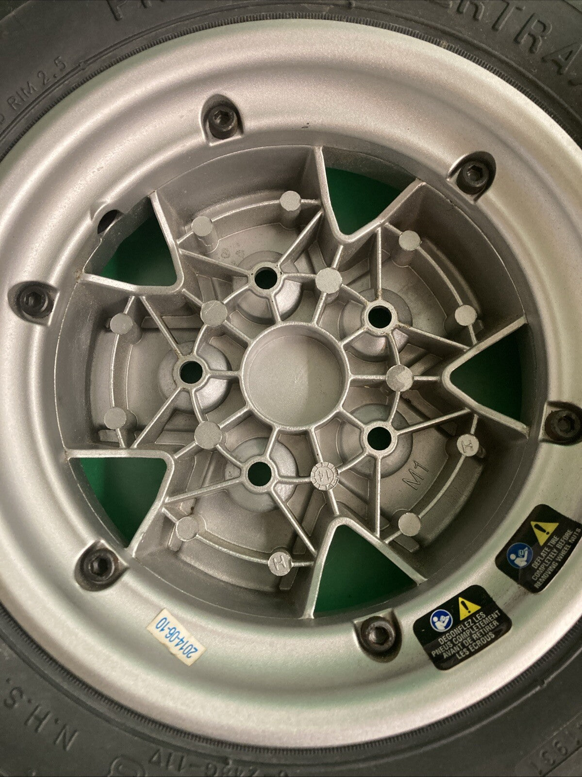 14"x3" Solid Drive Wheels for Jazzy 600 ES Power Wheelchair WHLASMB7120004 #K340