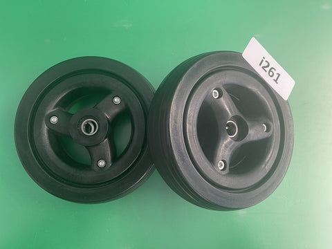 2 Caster Wheels for Quickie QM710 & Q700M Power Wheelchairs FULL TREAD #i261
