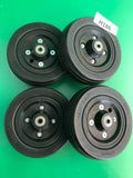 6" x 2" Caster Wheel Assembly for Quickie Pulse 6 Powerchair SET OF 4* #H186