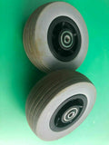 6"x2" Gray Rear Caster Wheel Assembly for the Jazzy & Quantum J6 #F411