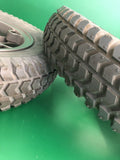 14"x3" Flat Free Drive Wheel Assembly for Invacare Pronto M91 -FULL TREAD* #H349