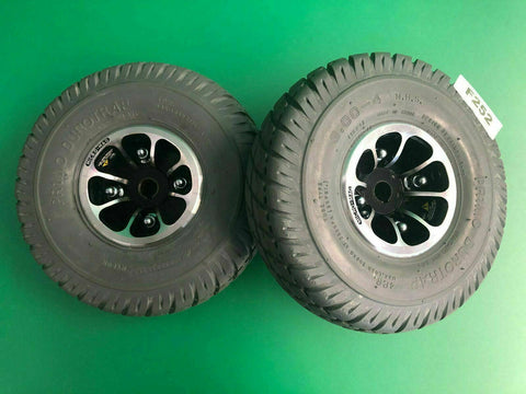 3.00-4 (10"x3") Drive Wheel Assembly for Pride J6 & Jet Power Wheelchairs #F252